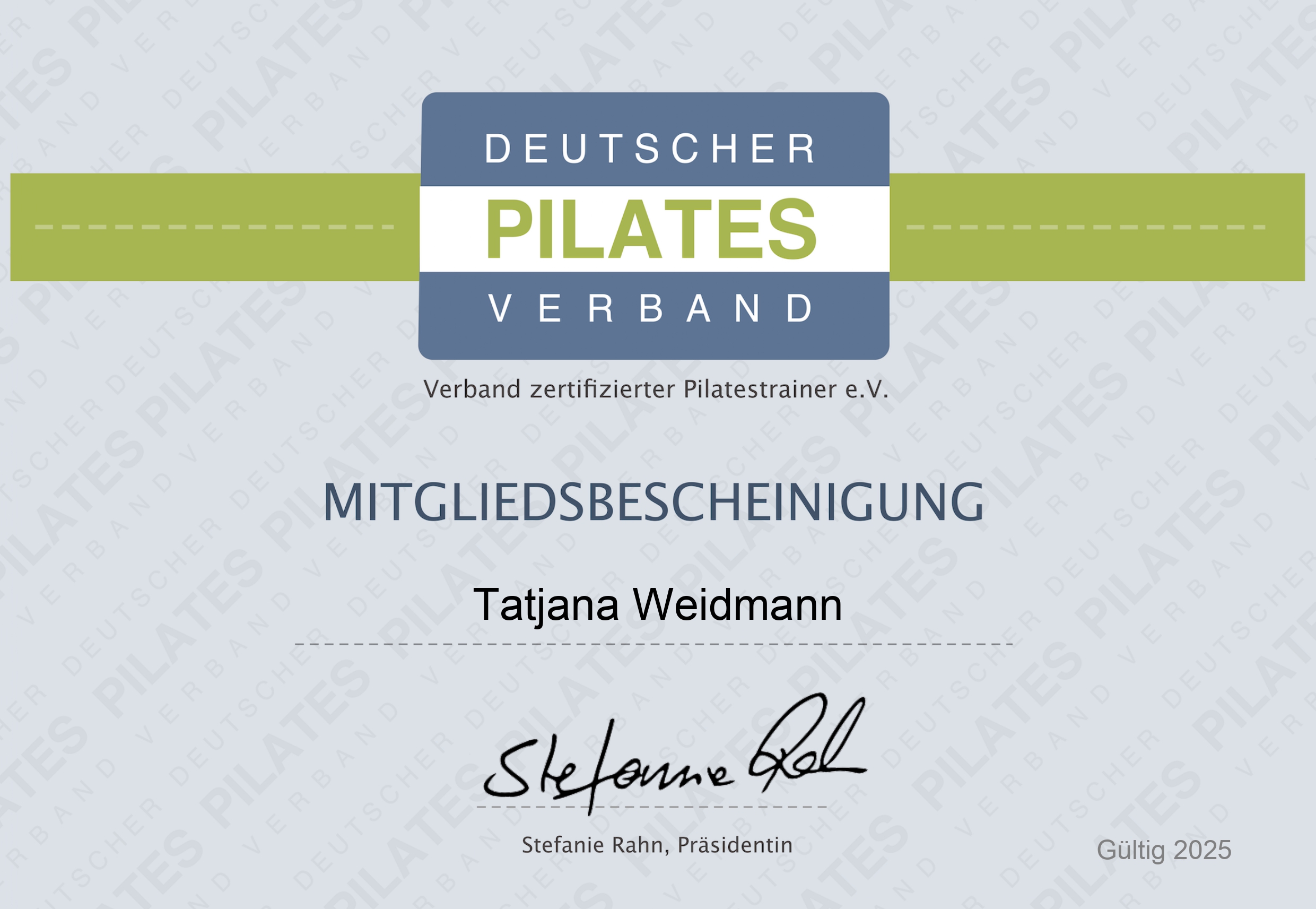 Deutscher pilates verband